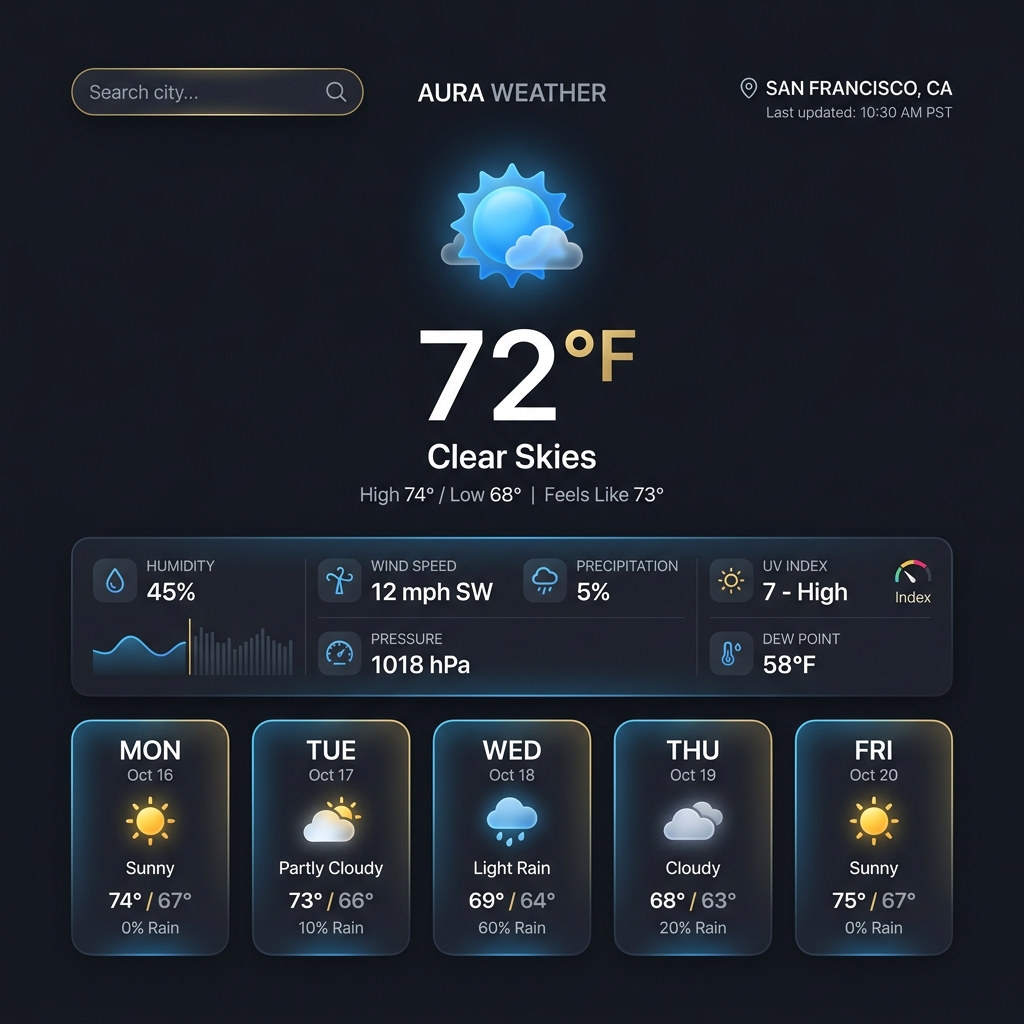 Weather Dashboard App